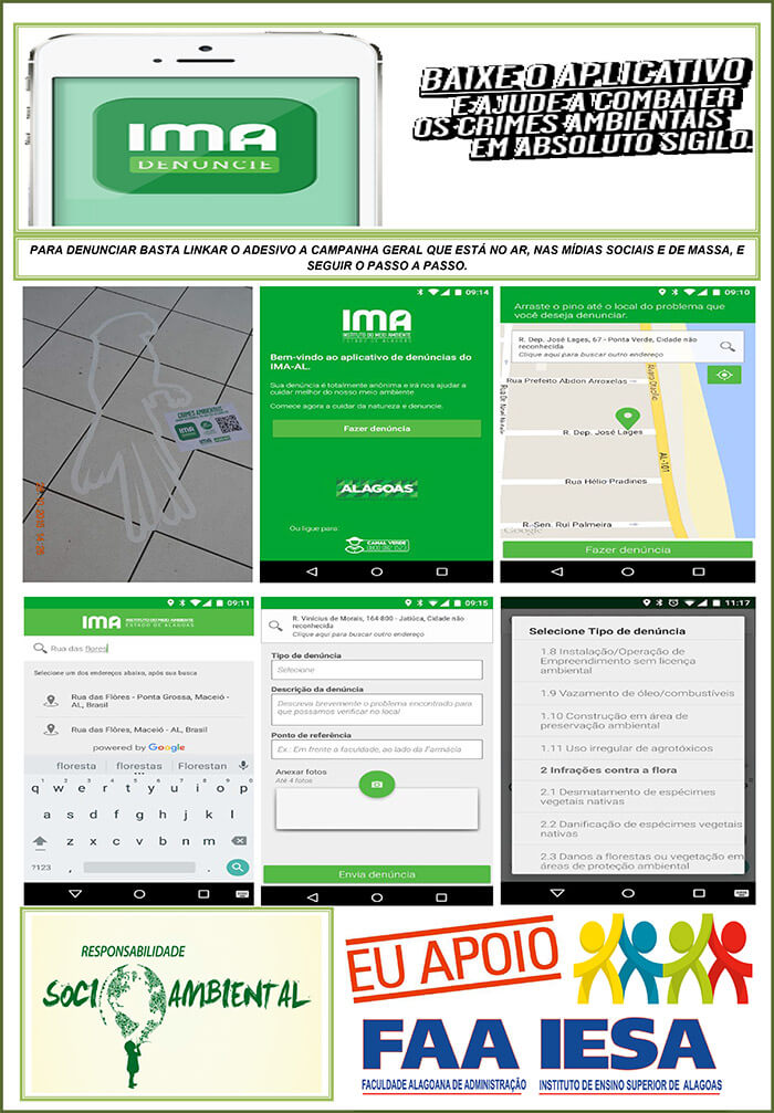 Aplicativo de ajuda no combate aos Crimes Ambientais
